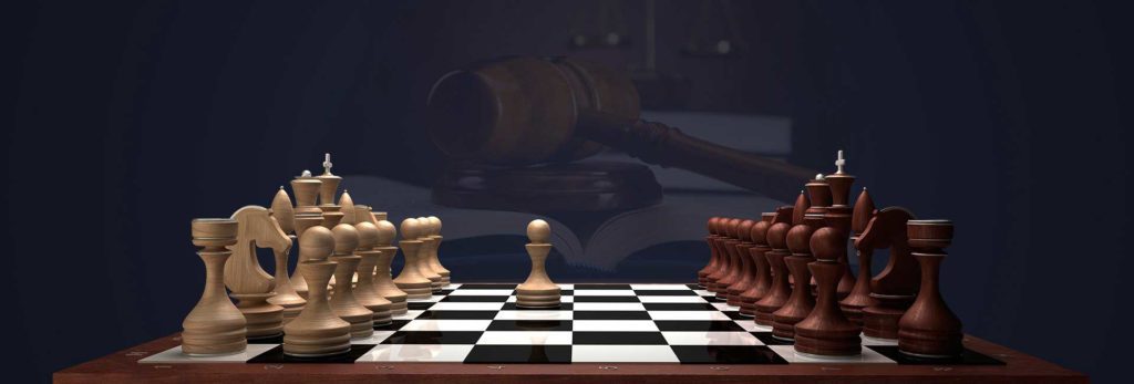 Ottawa Criminal Lawyers - Image of chess board, criminal court is like a chess game